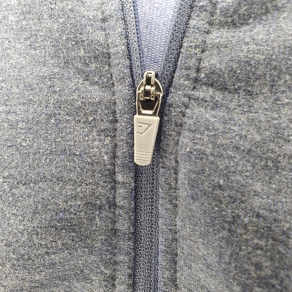GYMSHARK Impulse Zip Hoodie Blue/Gray Women's Size S - Picture 3 of 10